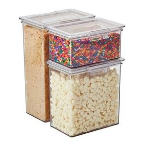 3pc The Home Edit  Food Storage Cannisters NEW sealed package